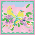 CANARIES-MAHJONG MAT Rebecca Illustrated