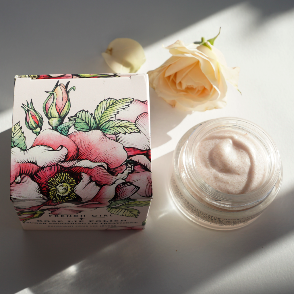 Organic Hydrating Rose Lip Polish & Scrub - 1 oz