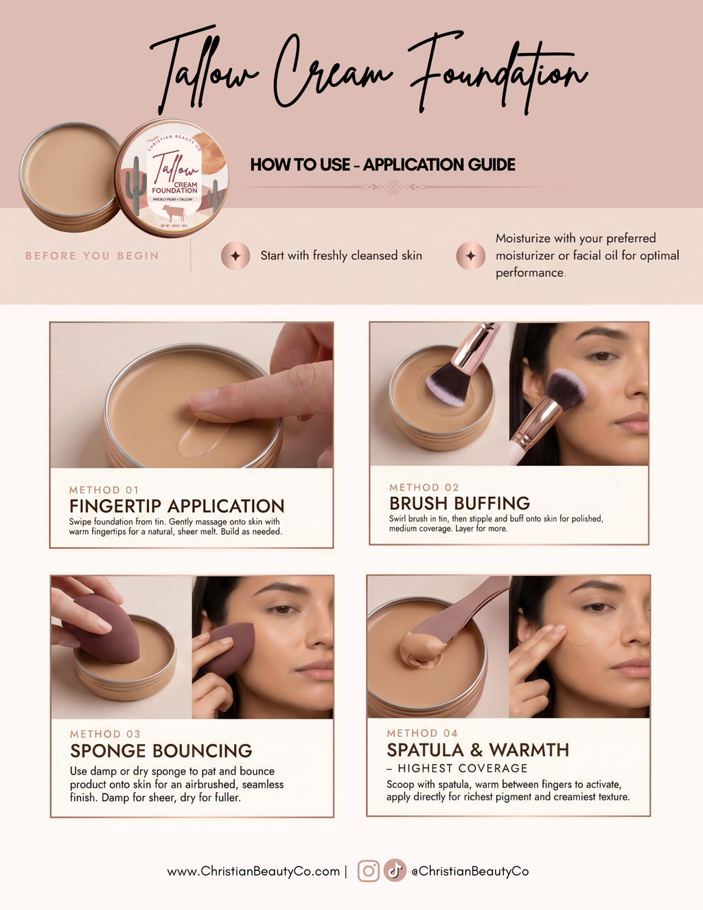 Creamy Dreamy Tallow Foundation