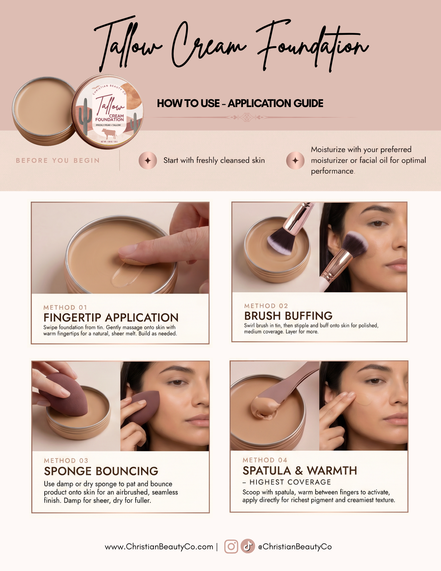 Creamy Dreamy Tallow Foundation
