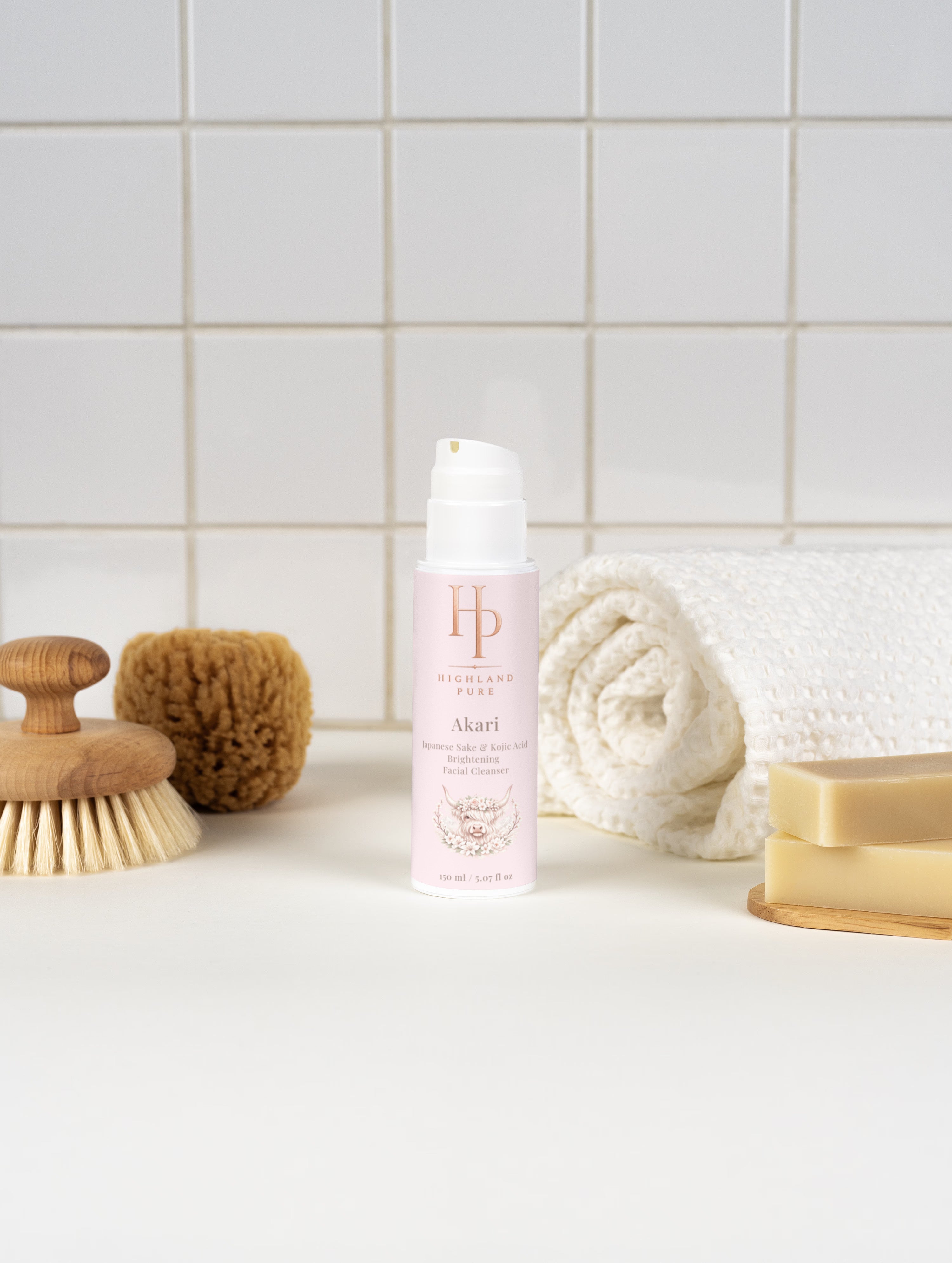 Brightening Face & Body Exfoliator with Kojic Acid
