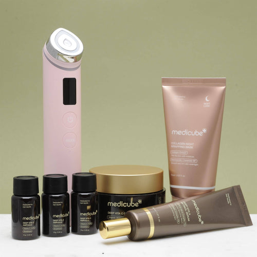 Anti Aging Care Routine Advanced Set Pink Booster Pro