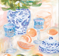 CHINOISERIE & CITRUS-MAHJONG MAT Rebecca Illustrated