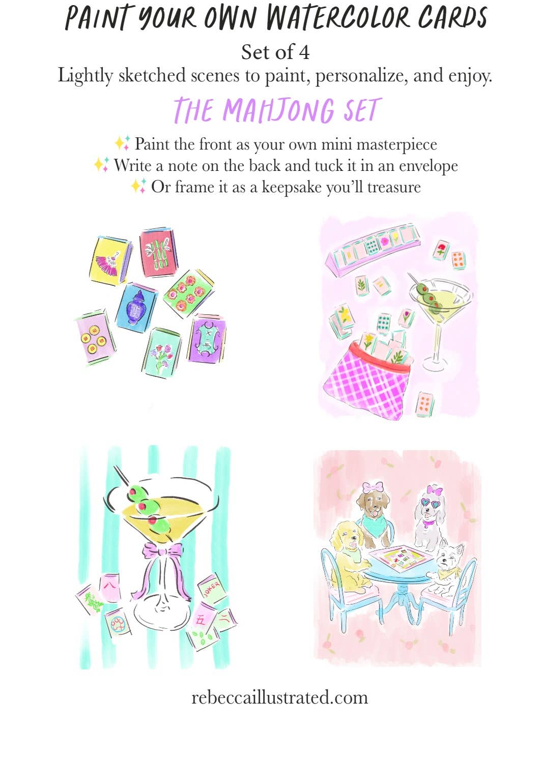 PAINT YOUR OWN:Mahjong
