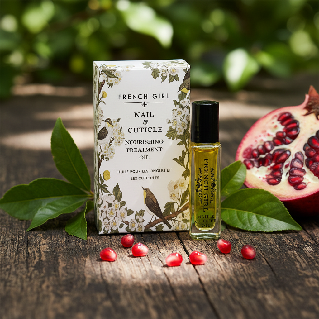 French Girl Nail & Cuticle Oil - Outdoor Natural Scene