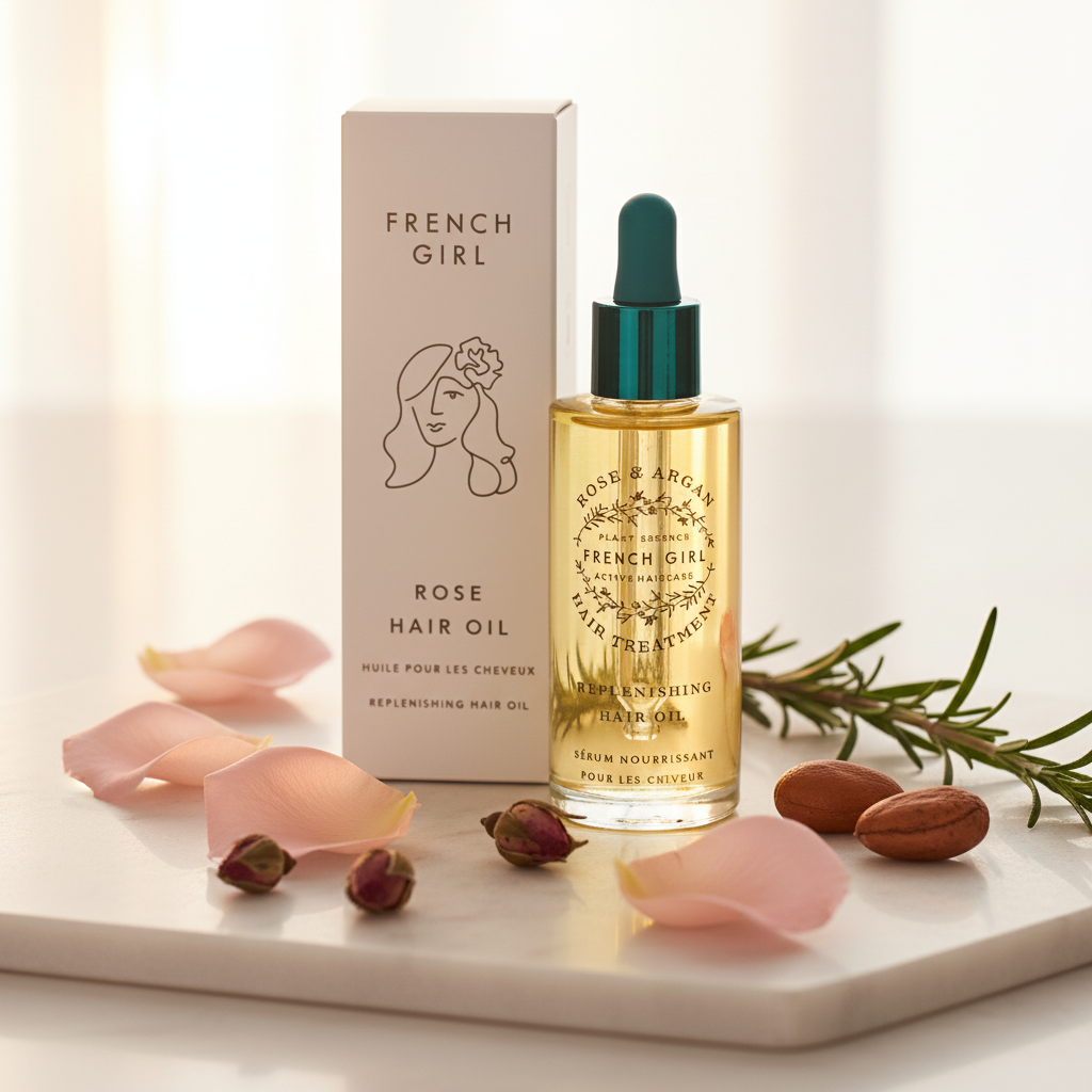 Organic Hydrating Rose Argan Oil Hair Treatment Oil