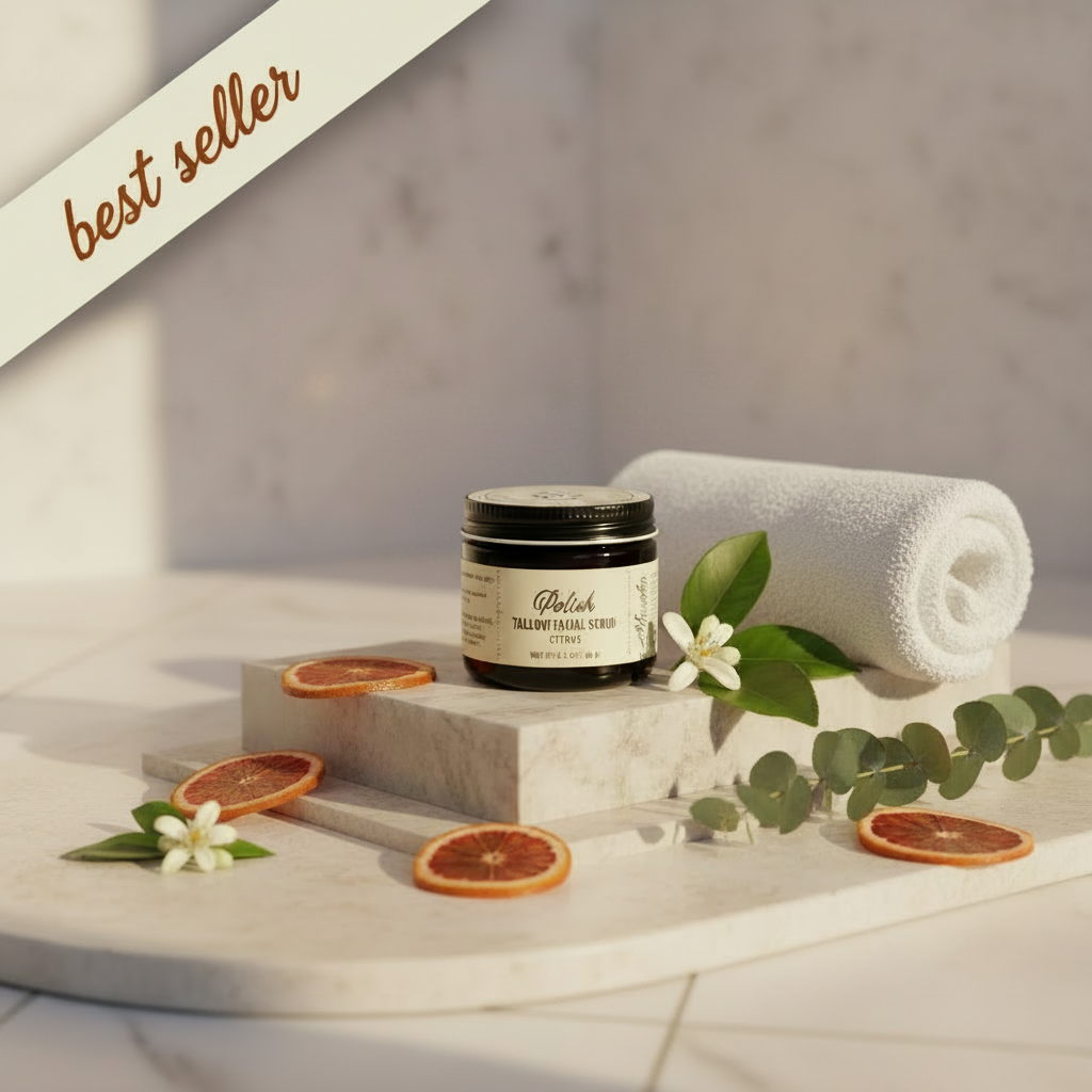 Tallow Radiance Citrus Scrub - No Candles